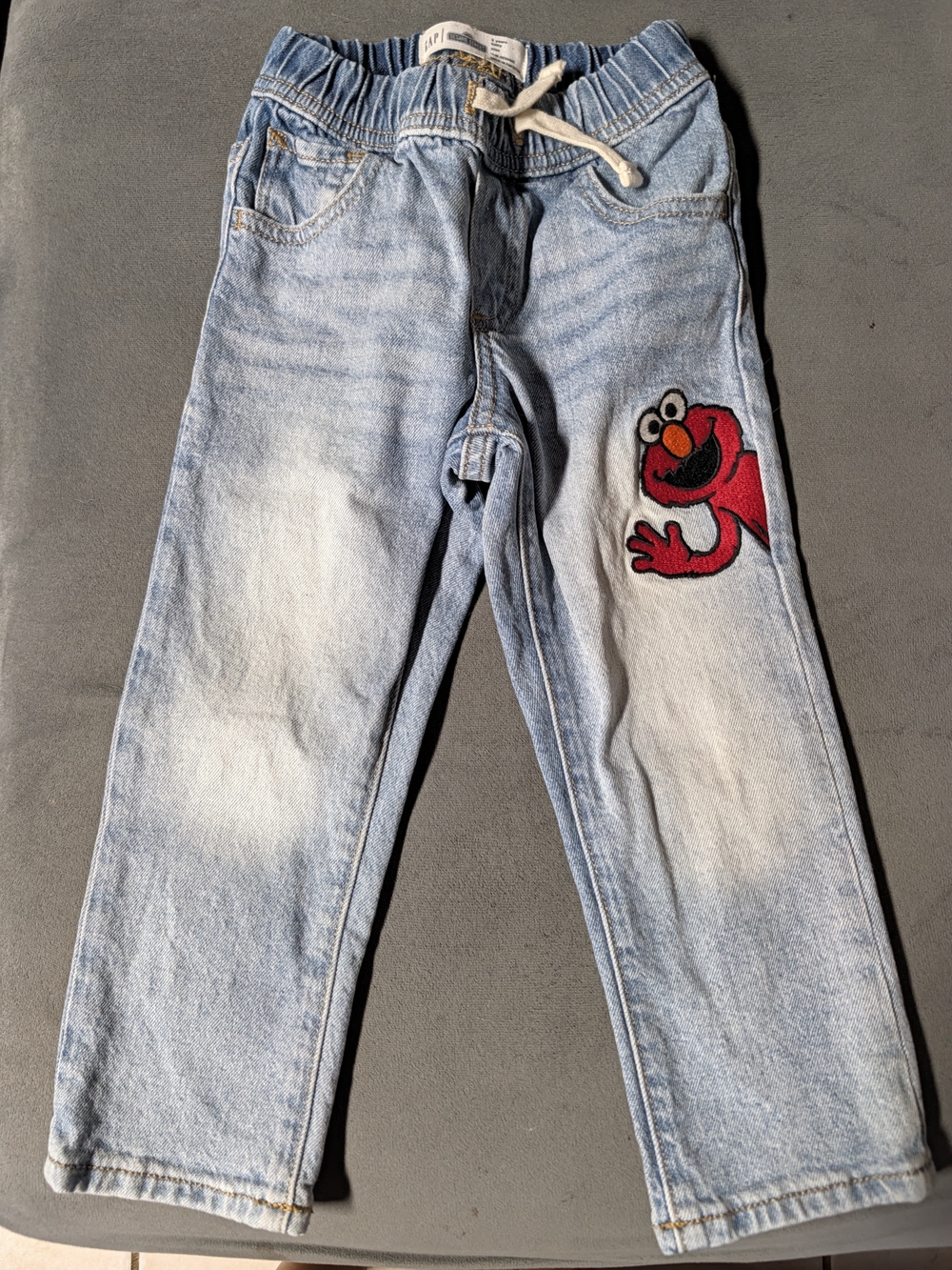 GAP Light Blue Toddler’s Jeans with Elmo Patch